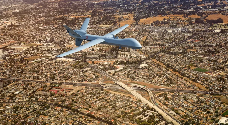 američki vojni dron na zadatku iznad Iraqa