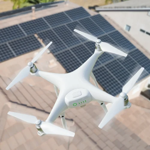 dron u inspekciji solarnih panela - dronovi.rs