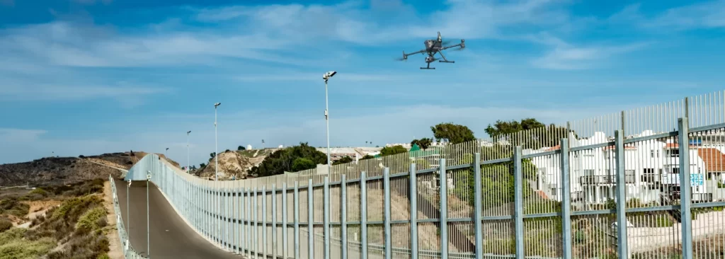 dronovi patroliraju graničnim prelazom - dronovi.rs