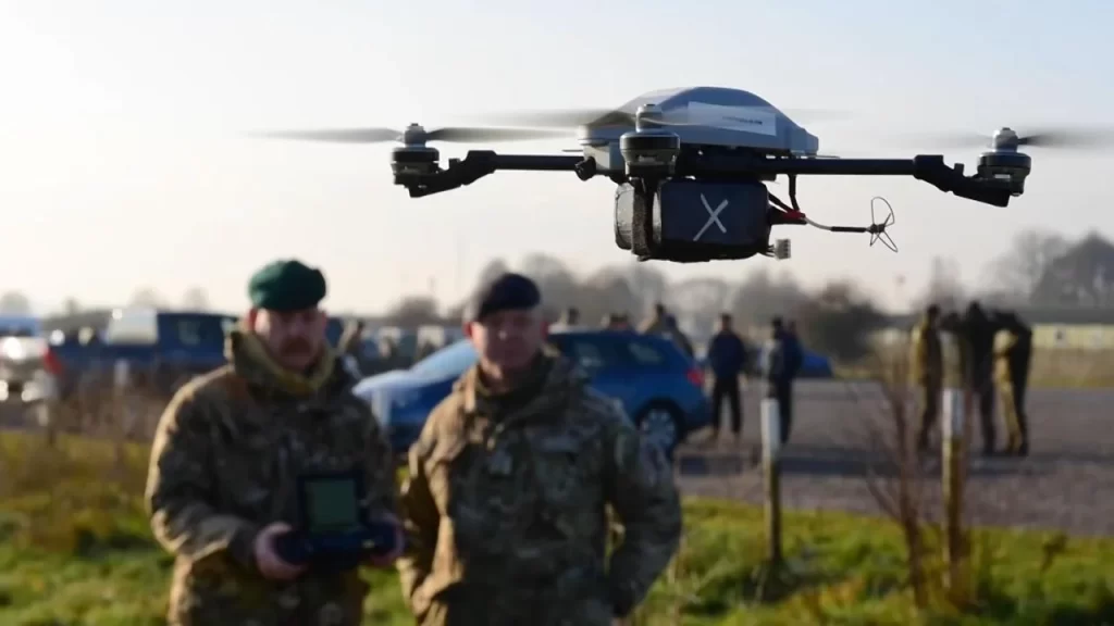 dron u dostavi hrane i municije u 2024 godini